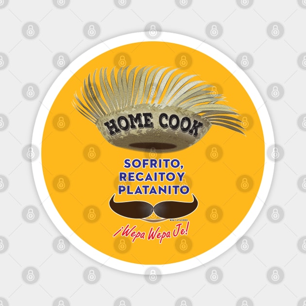 Criollo Home Cook Magnet by MikeCottoArt